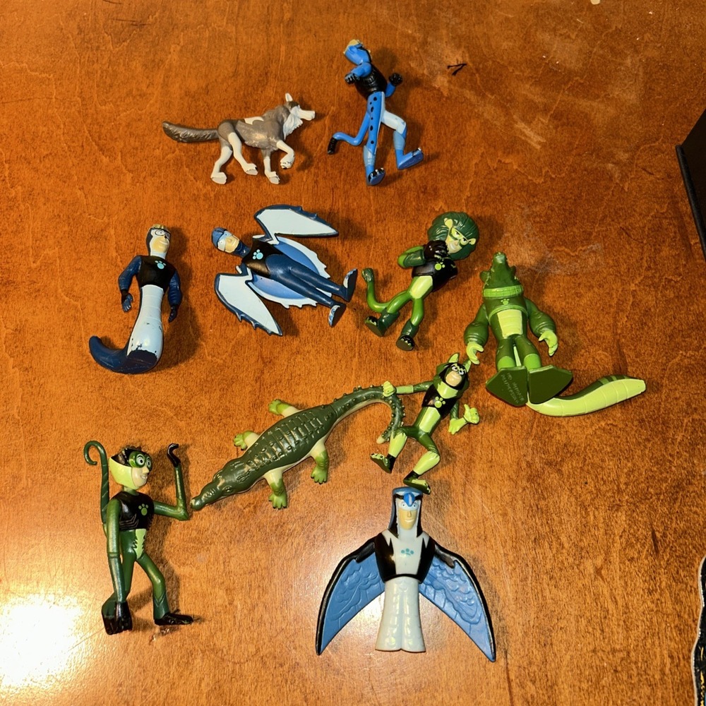 Wild Kratts Brothers Toy Figures ~Mixed Lot~ 10 PBS Kids Set D1